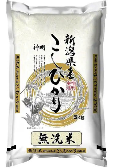 【アウトレット】神明 【精米】 無洗米 新潟県産こしひかり 5kg 令和7年産 2620円！