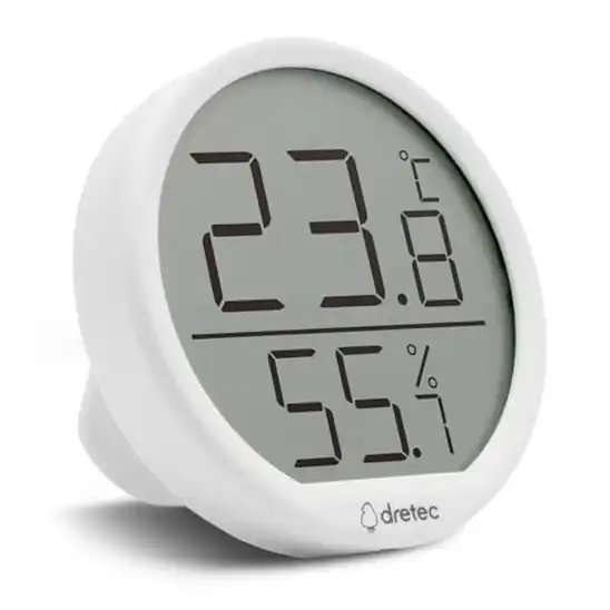 【61%OFF】ドリテック 温湿度計 O-450WT 501円!