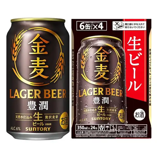【タイムセール】【22％OFF】1本あたり158円！金麦 豊潤 350ml 24本 [6缶×4] 3799円！