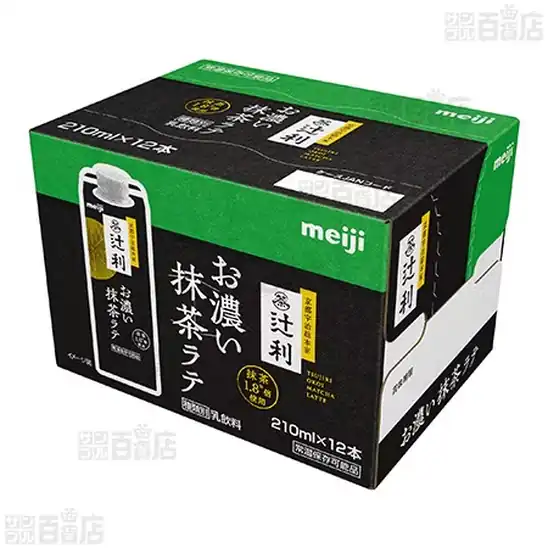 【だいぶ訳あり】明治 辻利 お濃い抹茶ラテ 210ml×72本 2,146円（29.8円/本）送料無料！