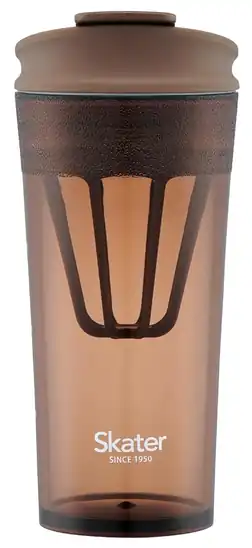 【43％OFF】スケーター(Skater) シェイカー付 タンブラー 420ml フラップ付 メモリ付PTBFS4-A 1066円！