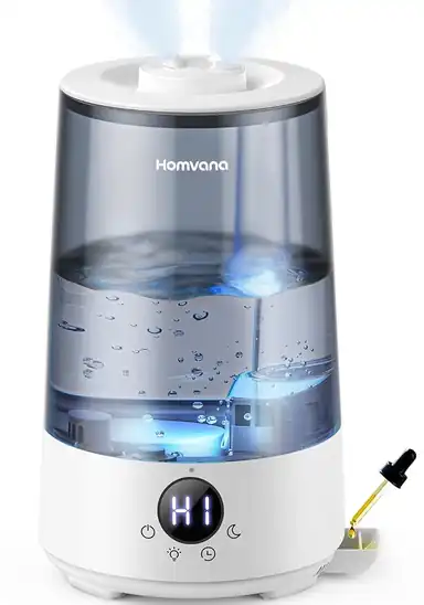 「Homvana 加湿器 3.6L 上から給水 超声波式 アロマ対応」がアマゾンにて超激安特価!