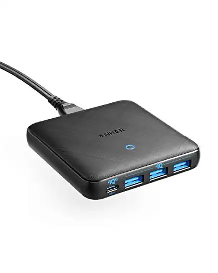 【タイムセール】【41％OFF】Anker PowerPort Atom III Slim (Four Ports) - 65W 4ポート USB-C 充電器 3190円！