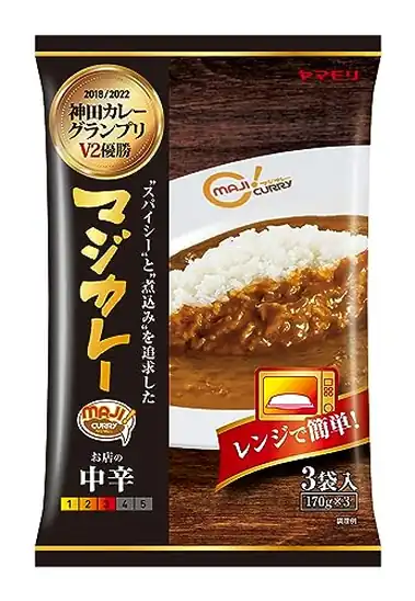 105.5/袋 30%10％1055 ヤマモリ 神田カレーグランプリ マジカレー お店の中辛 3袋入 ×2個 【Amazon･アマゾン】で 食品・飲料 など 他商品も掲載の場合あり