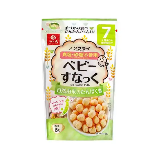 【238円】はくばく ベビーすなっく自然由来のたんぱく質 15g×1袋【7ヶ月頃から】