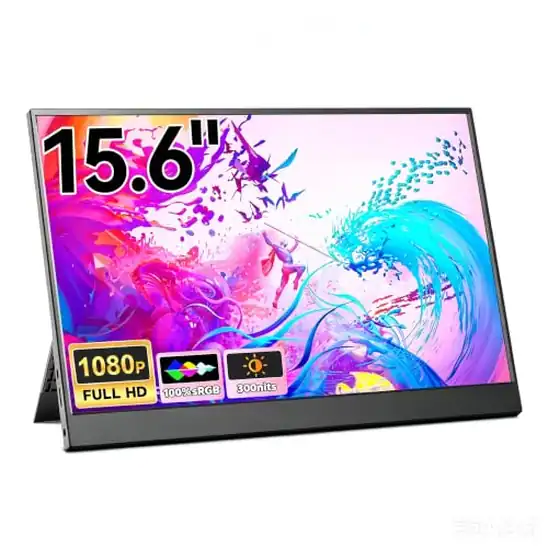 Laptomo 15.6インチ FHD IPS非光沢パネル採用モバイルディスプレイ - 自立式スタンド採用 薄型デザインモデルが5,998円送料無料