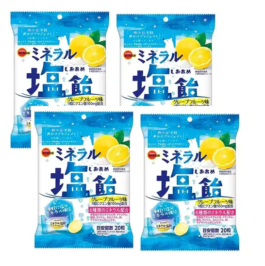 【1袋92円！】ブルボン ミネラル塩飴 94g×4袋が激安特価！