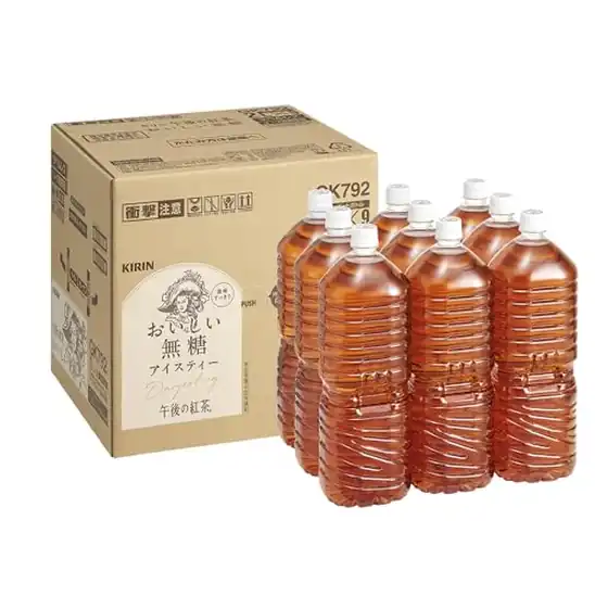 【タイムセール】1本あたり179円！キリン 午後の紅茶 おいしい無糖 2リットル 9本 ラベルレス ペットボトル 1615円！