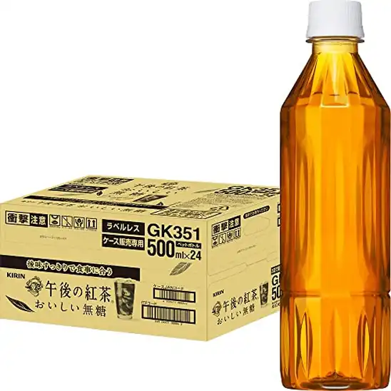 【1,797円(75円 / 本)】キリン 午後の紅茶 おいしい無糖 500ml 24本 ラベルレス