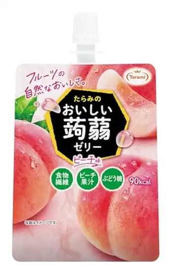 ■たらみ おいしい蒟蒻ゼリー ピーチ味 150g（1箱 6個入）実質579円(784円＆205pt)