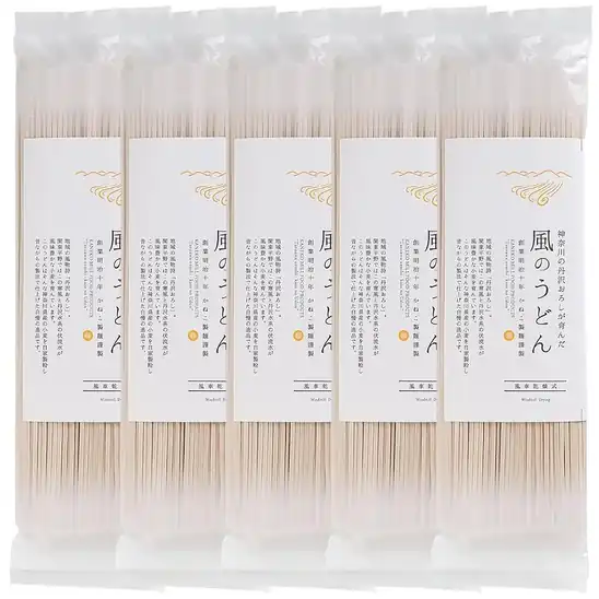 残り僅か！【大幅値下がり！】金子製麺 風のうどん 200ｇ×5袋が激安特価！
