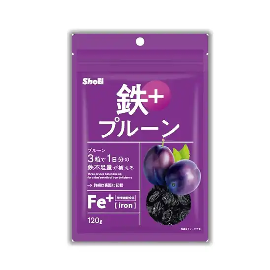 【51％OFF】1袋あたり211円！正栄食品工業 鉄＋プルーン 120ｇ×12袋 2532円！
