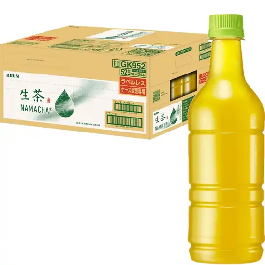 【タイムセール】1本あたり78円！【Amazon.co.jp限定】キリン 生茶 お茶 ペットボトル 525ml 24本 ラベルレス 1867円！