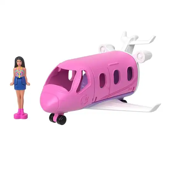 バービー(Barbie) ミニバービーランド ドリームプレーン マイクロドール1体付 127円！