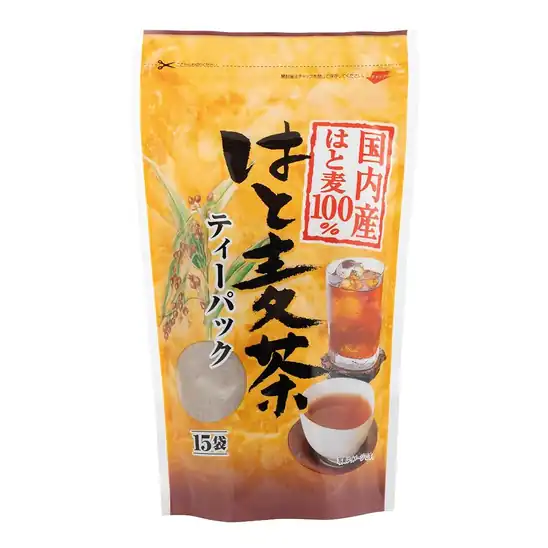 【46％OFF】1包あたり26円！長谷川商店 国内産はと麦茶 250×150×65mm 8g×15包 2個セット 765円！