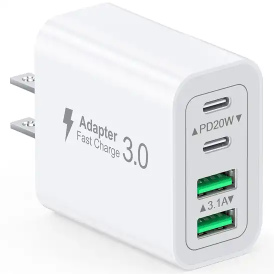【タイムセール】MARSNET 合計40W スマホ充電器 4ポート (USB-C×2/USB-A×2) 750円！