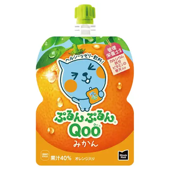 【アウトレット】1個あたり134円！コカ・コーラ ミニッツ メイド ぷるんぷるんQoo みかん 125gパウチ×30袋 4021円！