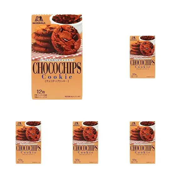 【755円】森永製菓 チョコチップクッキー12枚 (× 5)