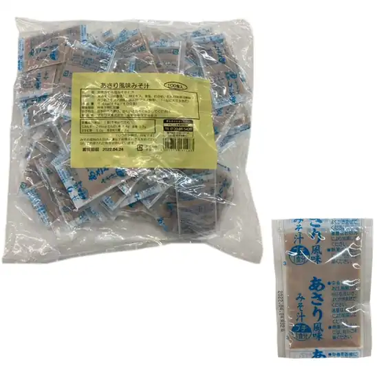 【アウトレット】1食あたり7円!マルコメ 業務用 生みそ汁あさり 即席味噌汁 100食 738円!