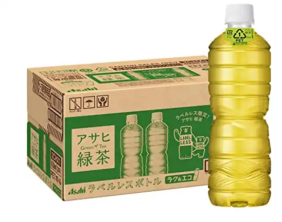 【1,528円】「アサヒ 緑茶」 ラベルレスボトル 630ml×24本