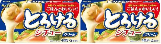 ■S&amp;B エスビー食品 とろけるシチュー クリーム 140g (× 2) 388円