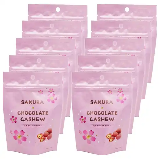 【アウトレット】【50%OFF】1個あたり250円!パイオニア企画 桜チョコカシュー 35g×10 2052円!