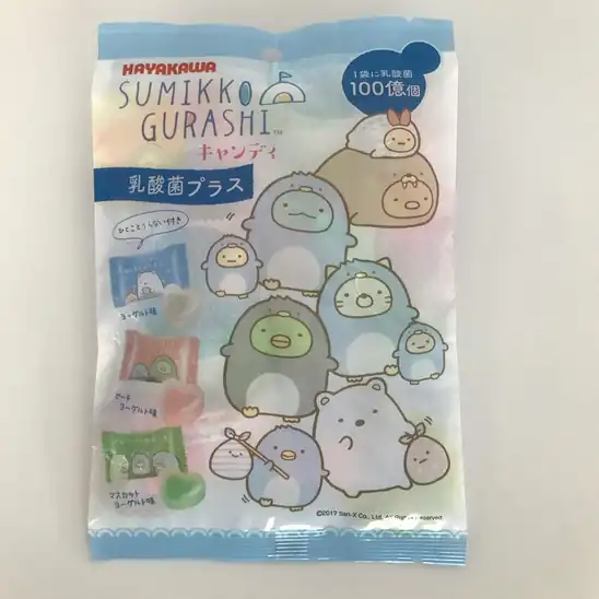 HAYAKAWA すみっコぐらし キャンディ 乳酸菌プラス 80ｇ×６個が449円！