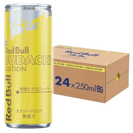 レッドブル・エナジードリンク すだちエディション 250ml×24本 実質2,634円(109.8円/本)!プライム会員送料無料!