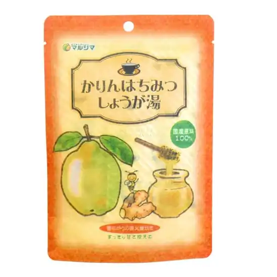 純正食品マルシマかりんはちみつしょうが湯袋入60g×5袋が517円！