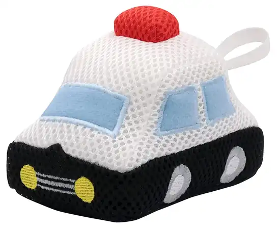 池田工業社 パトカー おふろでぬいぐるみ [ ボディスポンジ/ぬいぐるみ ] が 382円！
