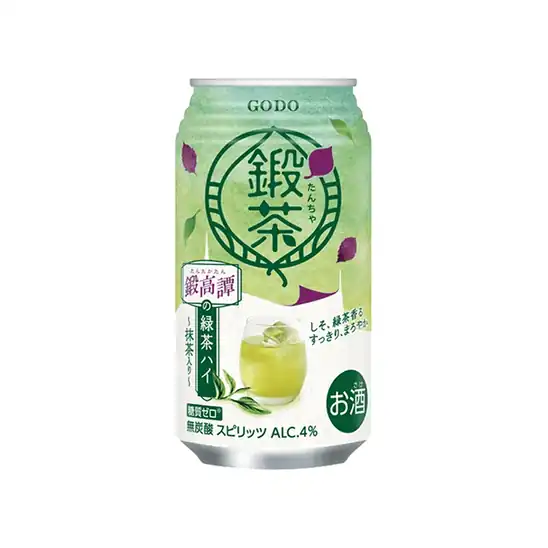 【値下げ】【お酒】合同酒精 鍛茶 鍛高譚の緑茶ハイ 350ml×24本セット 1,430円(59.6円/本)の送料関係費のみ!