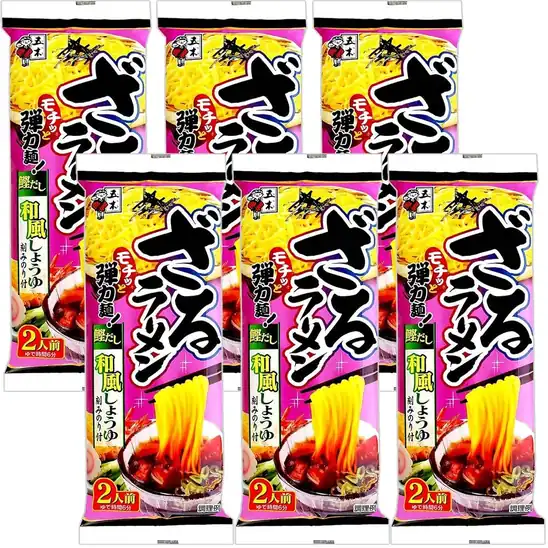 【46％OFF】1個あたり188円！五木食品 ざるラーメン和風しょうゆ 280g ×6個(常温保存商品) 1130円！