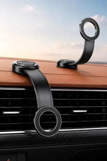 【タイムセール】【69%OFF】Kitcoo マグネット 車載スマホホルダー 360°回転可能 1199円!