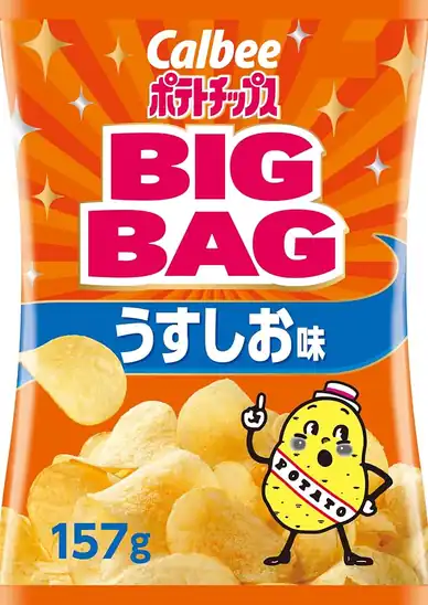 【339円】カルビー ポテトチップスうすしお味ＢＩＧＢＡＧ 157g