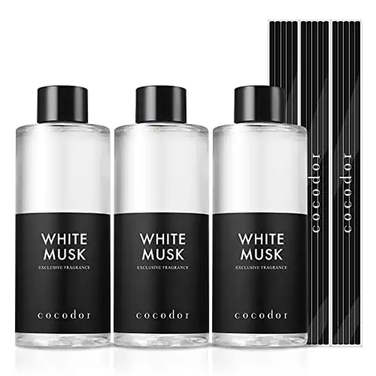 【定期おトク便10%OFF！】COCODOR ディフューザーオイル 詰め替え用 ホワイトムスク 200ml 3個セットが1,683円
