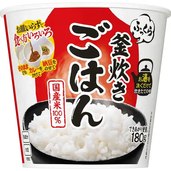 ■日清食品 日清ふっくら釜炊き ごはん 72g×6個 1,097円
