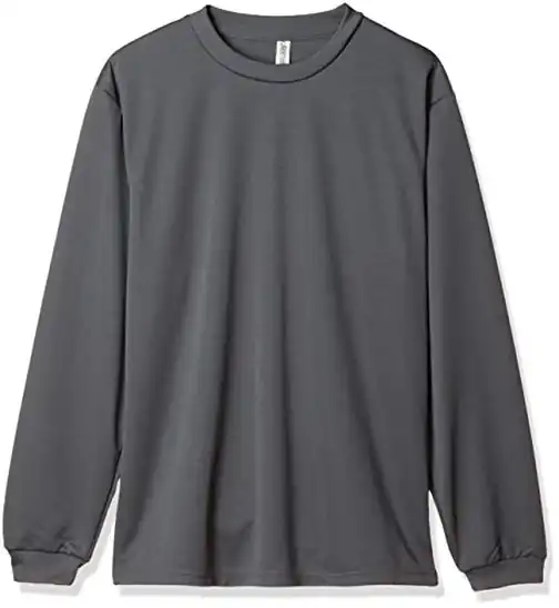 glimmer 長袖 4.4オンス ALT ドライ ロングスリーブ Tシャツ 00304-ALT UVカット メンズ ダークグレーが642円