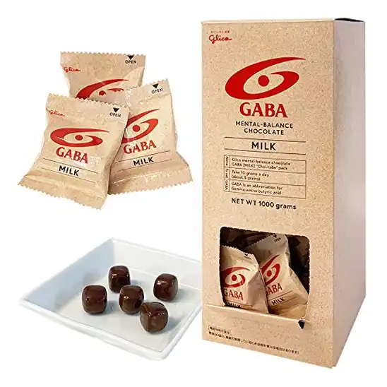 【4,615円】【Amazon.co.jp限定】GABA(ギャバ) メンタルバランスチョコレート ミルク 大容量BOX 1000g 江崎グリコ