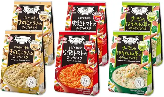 【ポイント40％還元】1食あたり実質162円！Ajinomoto 味の素 スープDELI 3種 バラエティ 18食セット 実質2924円！