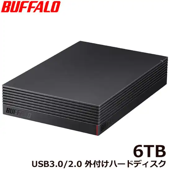 BUFFALO テレビ&PC両対応 2TB 静音USB外付けハードディスク HD-NRLD2.0U3-BA 送料込13,980円