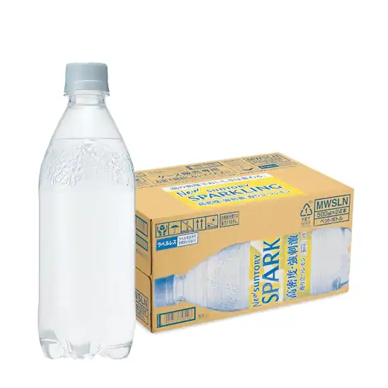サントリー 天然水スパークリング レモン 500ml×24本 送料込1,438円(59.9円/本)