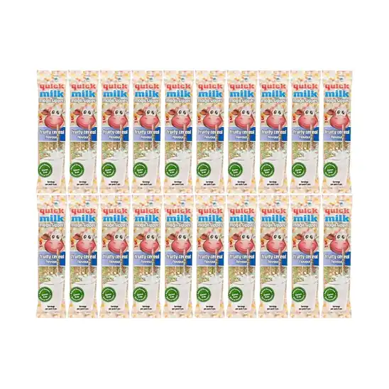 フェルフォルディ クィックミルク・フルーティシリアル 5P 30g×20袋が901円！