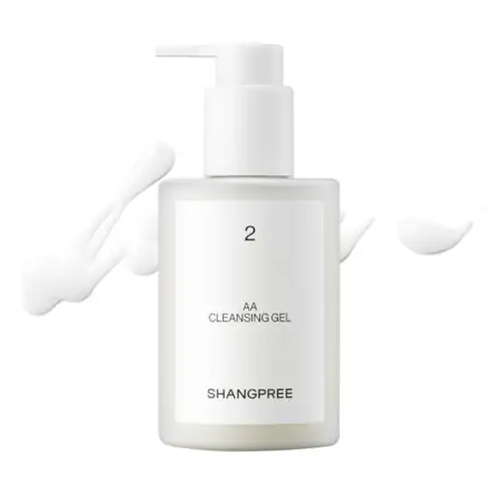 【4】SHANGPREE シャンプリー AAクレンジングジェル 200ml 3段階の毛穴汚れ吸着 ジェルクレンジング 保湿 洗顔 メイク落とし 毛穴ケア 天然成分 優しいクレンジング うるおい仕上げ 韓国コスメ スキンケア
