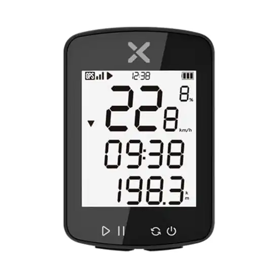 【5】XOSS G Gen2 サイクルコンピュータ GPS サイコン 2.2インチ Type-C充電 28稼働時間 IPX7防水 キャットアイ サイクルコンピュータ ANT+ Bluetooth対応 自転車スピードメーター バッテリー内蔵 ワイヤレス 無線 日本語説明書付き
