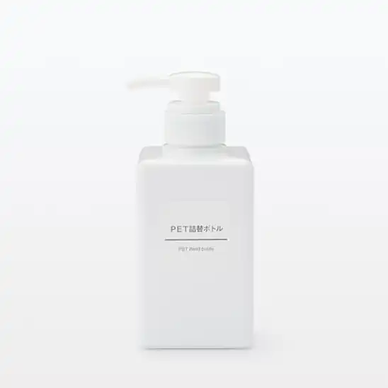 【10】無印良品 PET詰替ボトル ホワイト 400ml OHB14A1A