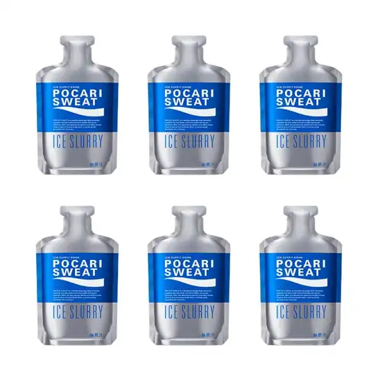【8】【60％OFF】1個あたり83円！ポカリスエット 大塚製薬 アイススラリー プレクーリング 100g ×6袋 500円！