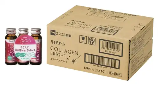 【9】【23%OFF+クーポンで30%OFF】1本あたり119円!エスエス製薬 ハイチオール コラーゲンブライト50ml×30本(ケース) 3581円!