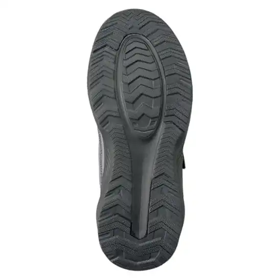 【8】厚底軽量面ファスナートセーフティシューズ 51679_014_25 チャコール×ブラック
