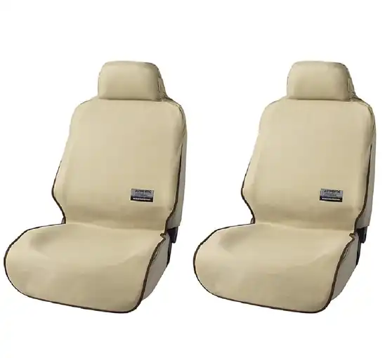 【9】【55%OFF】ボンフォーム シートカバー ファインテックス 軽/普通車 前席2枚セットベージュ 4361-70BE 1261円!