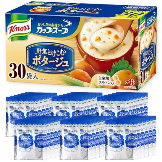 【9】【実質1,182円】クノール カップスープ ポタージュ 30袋入箱 通販限定 味の素 野菜スープ